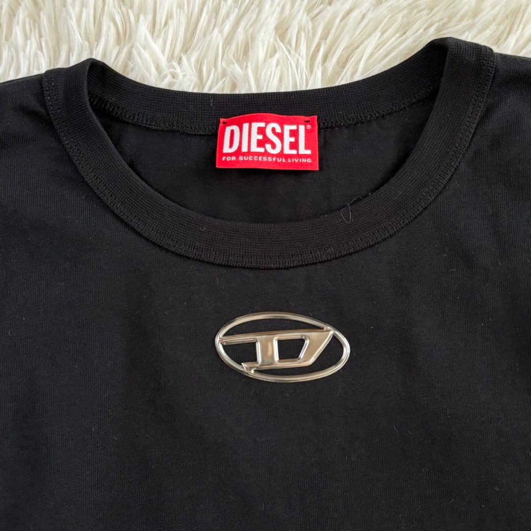 【極美品】DIESEL ディーゼル ノースリーブ タンクトップ オーバルD