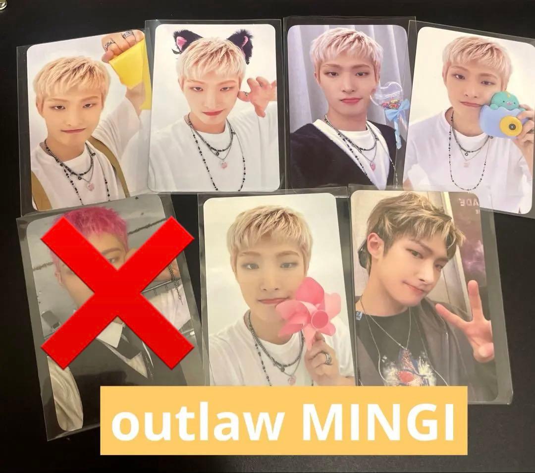ateez outlaw mingi ミンギ withmuu セット