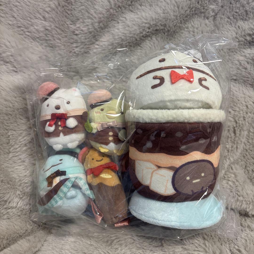 喫茶すみっコでチョコレートフェア　てのりぬいぐるみセット