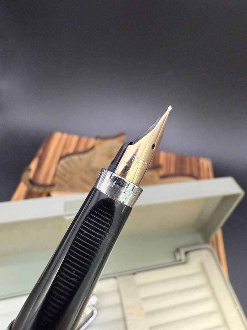 PARKER 万年筆 75 プレイスペンドーム エコセー S.P 14K