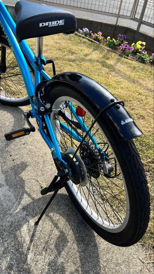 22インチ ジュニアサイクル 自転車 6段ギヤ 譲渡書類有 引き取り限定 茨城