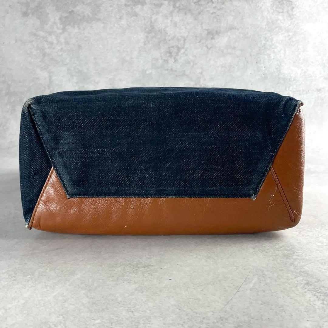 美品✨MARNI MUSEO SOFT デニム レザー A4可 トートバッグ