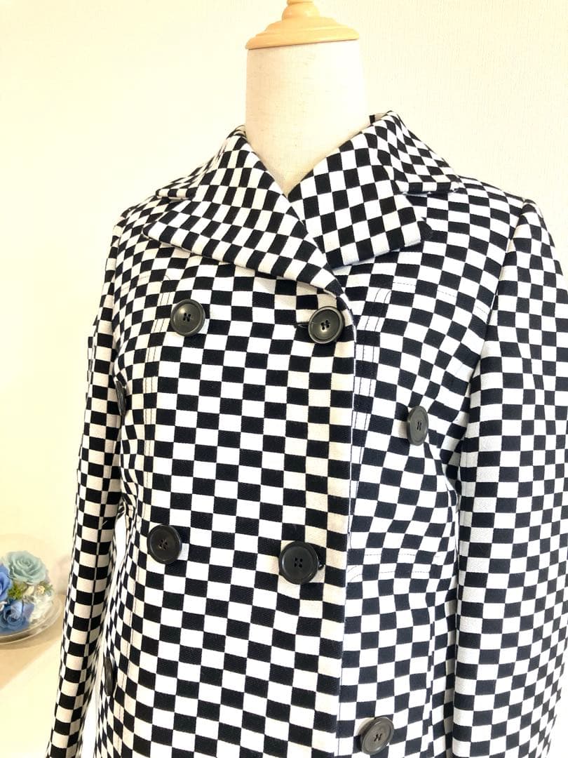 Christian Dior チェック柄ジャケット　ショートコート　runway
