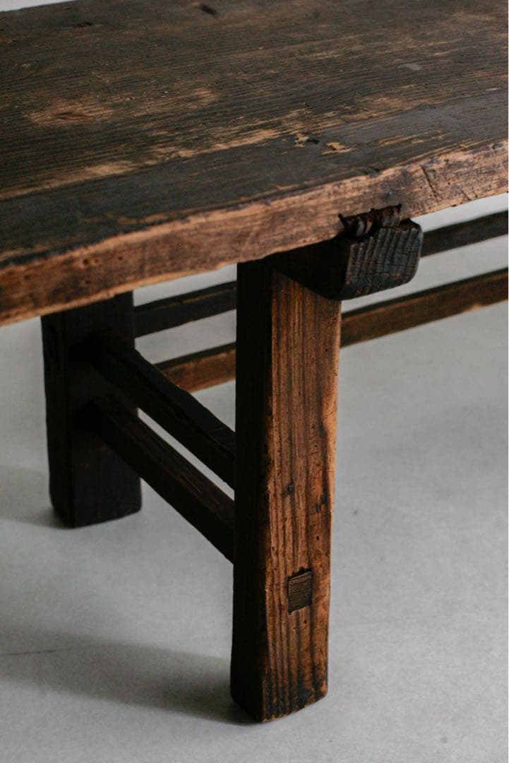 文机　杉材　古材　無垢材　古家具　古道具　飾り棚　机