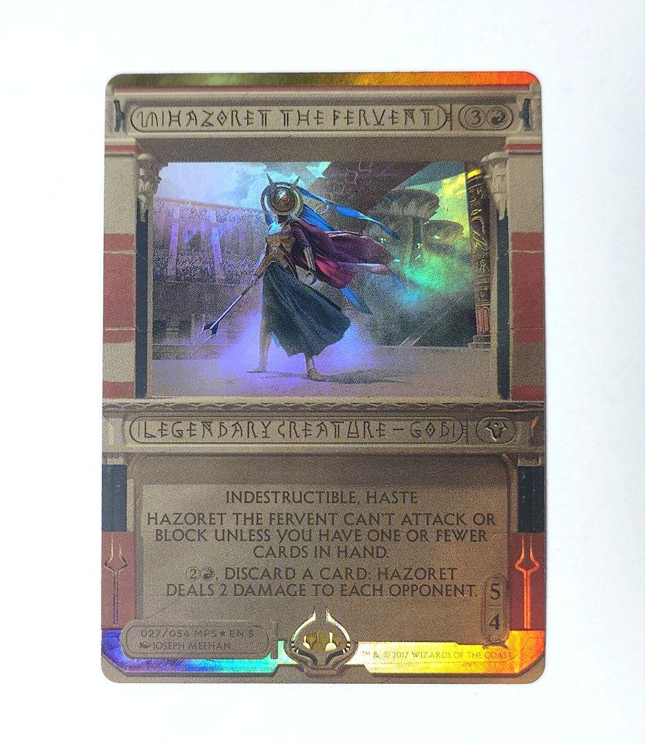 MTG 熱烈の神ハゾレト FOIL MPS 英語版 マスターピース