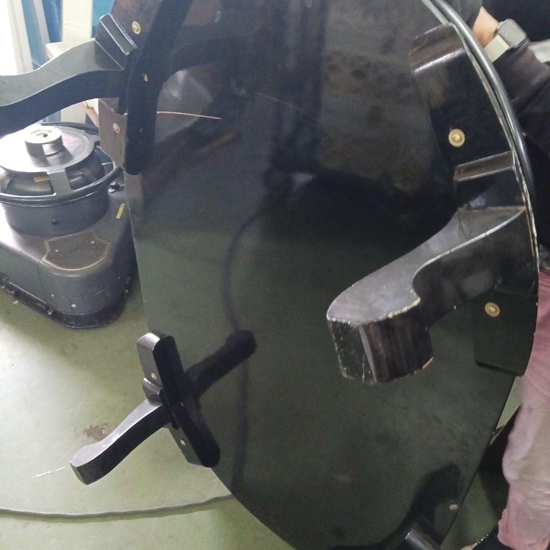 座卓 　小鳥アート　螺鈿細工　小鳥　座卓テーブル　黒漆塗　ローテーブル　Y