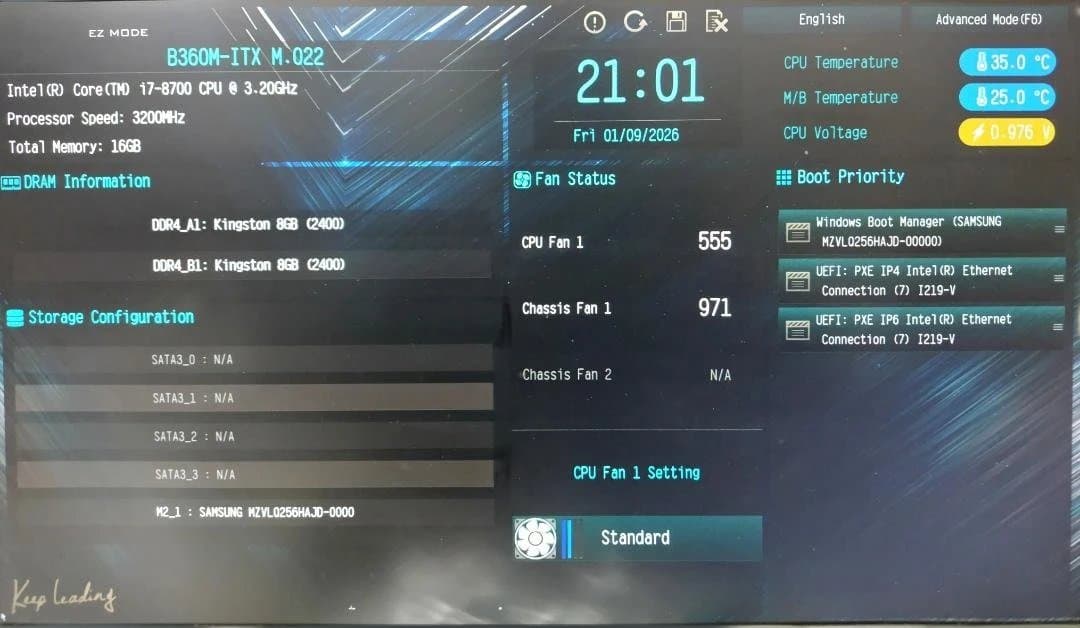 コンパクトゲーミングPC　i7-8700 16Gb GTX-1060