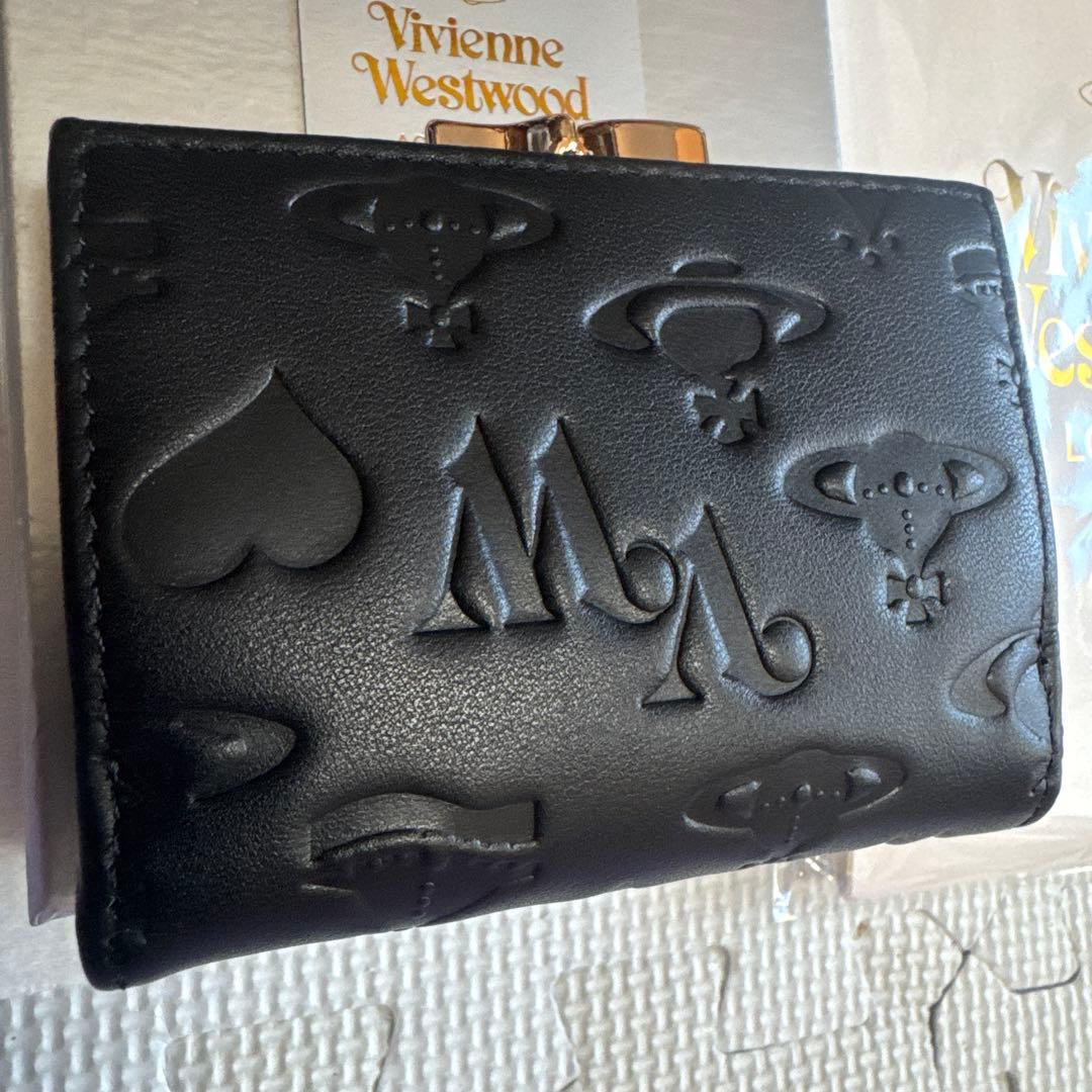ヴィヴィアン・ウエストウッド　三つ折り財布 ブラック