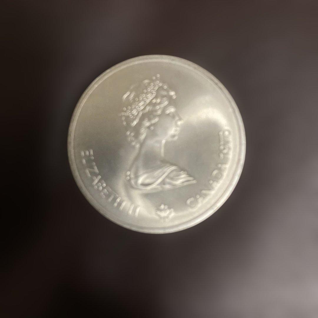 1976年モントリオールオリンピック　銀貨
