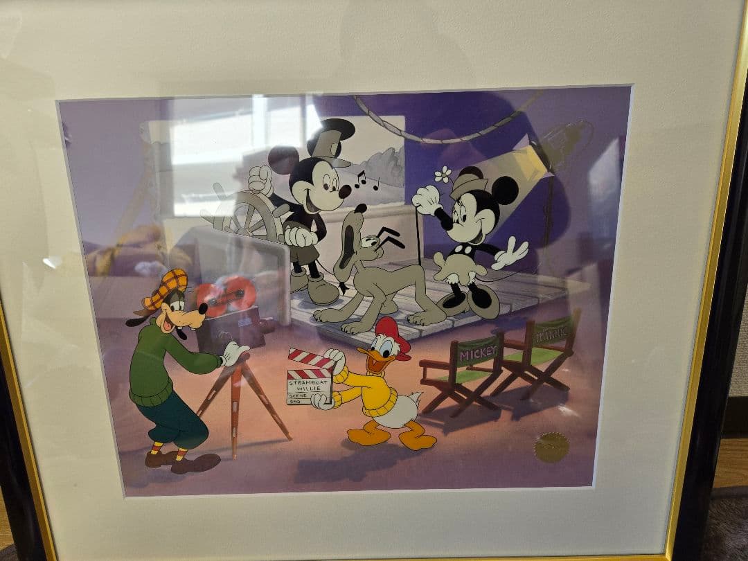 Disney ディズニー セル画 Fab 5 Steamboat Willie