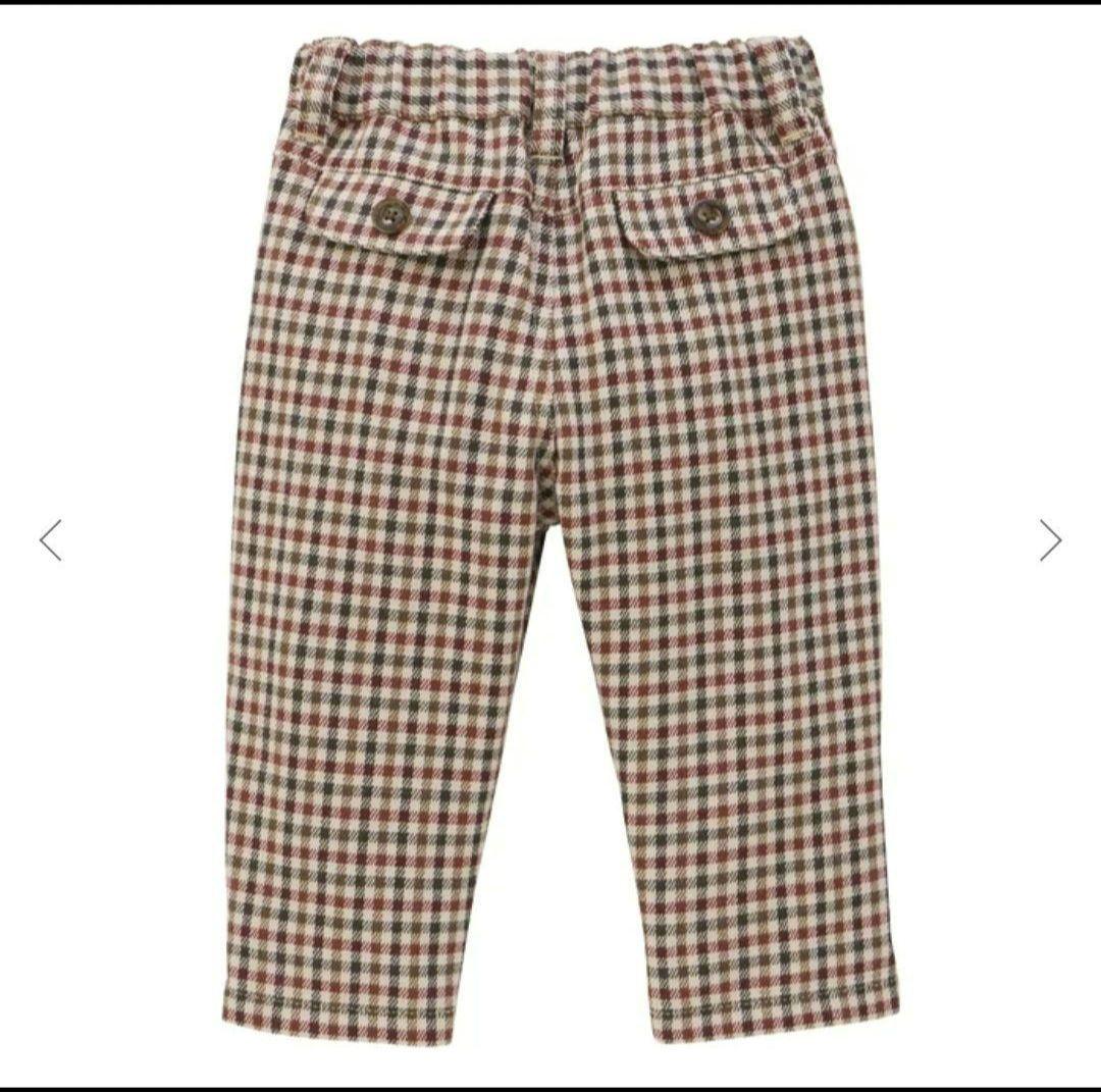 新品未使用タグ付き☆ミキハウス　チェック柄パンツ　１１０サイズ　フォーマル