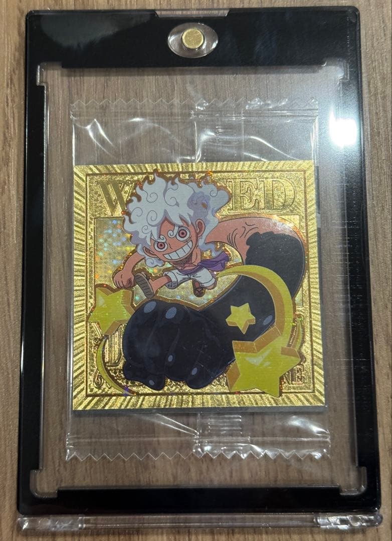 ワンピースウエハース LOG12ゴールドパラ レル USGR ニカルフィ表裏