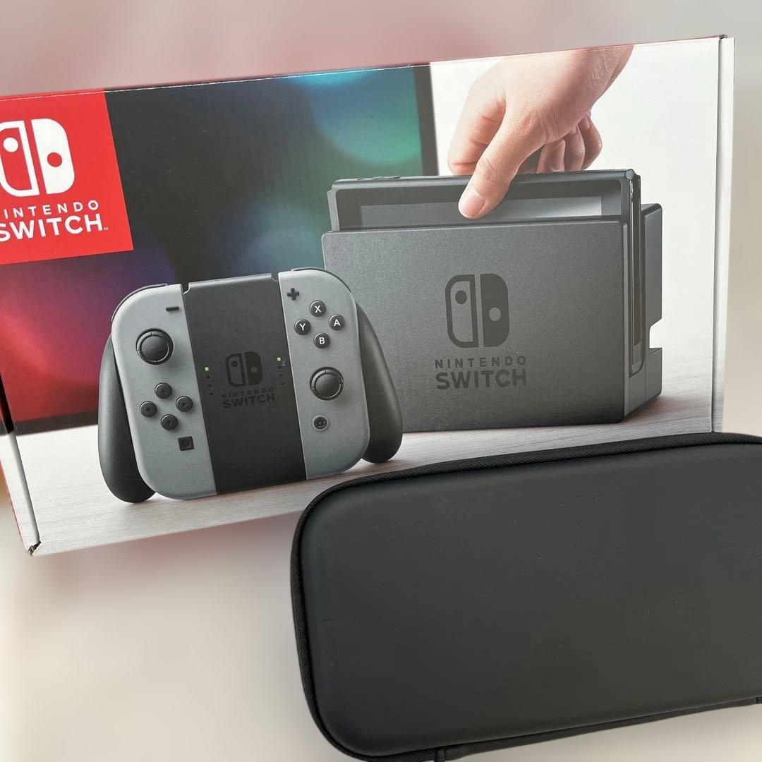 Nintendo Switch グレー ブラック 黒 ニンテンドースイッチ 初期