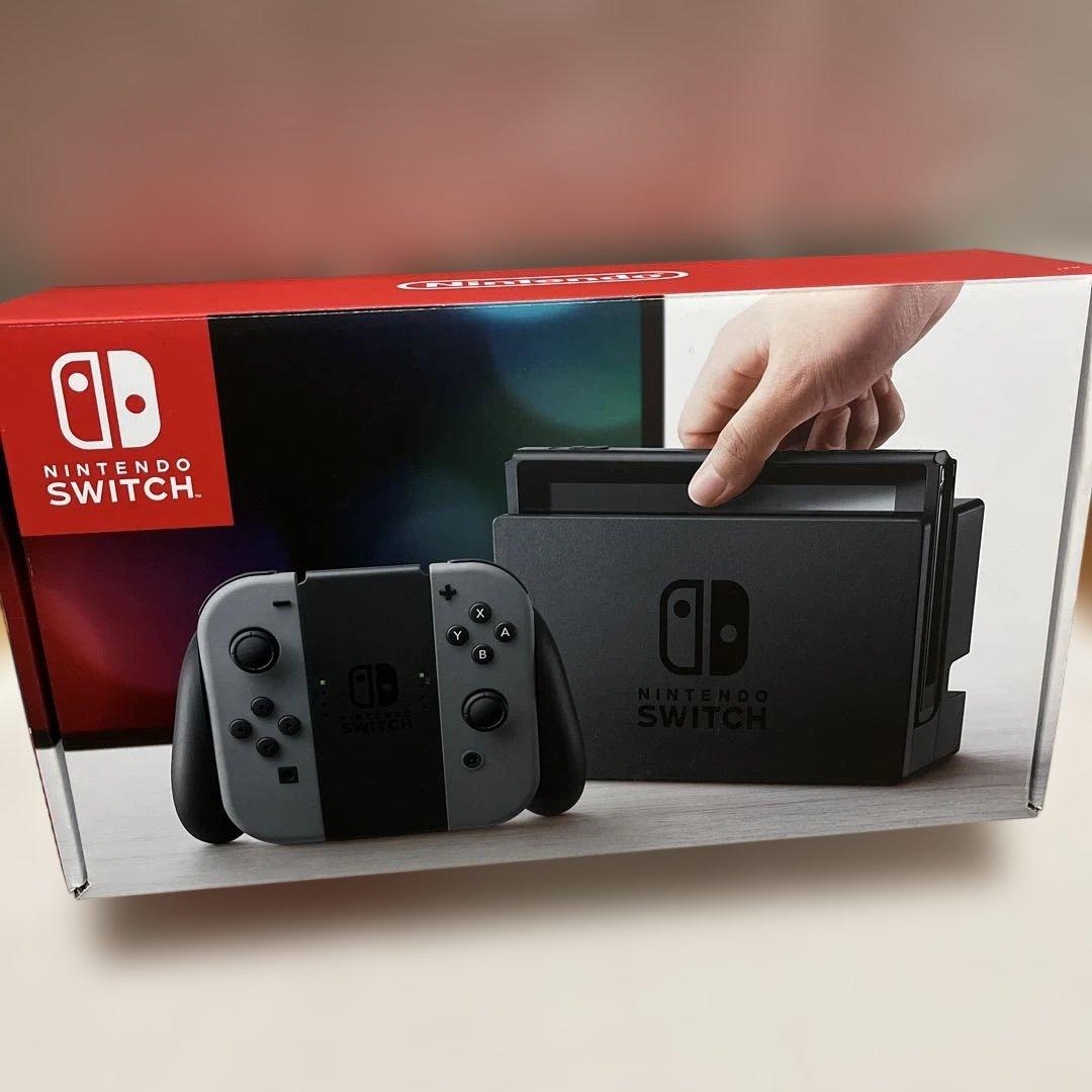 Nintendo Switch グレー ブラック 黒 ニンテンドースイッチ 初期