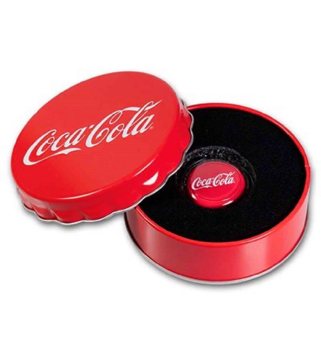 2023 コカ・コーラ ボトルキャップ型 1ドル プルーフカラー銀貨　銀貨
