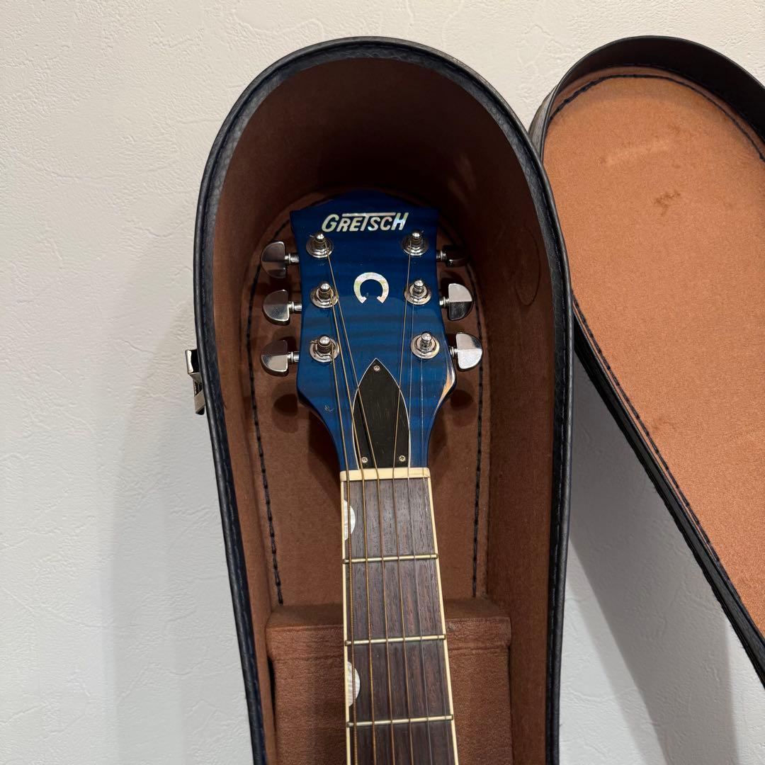 GRETSCH 6012 ランチャー青 ハードケース付き　レア