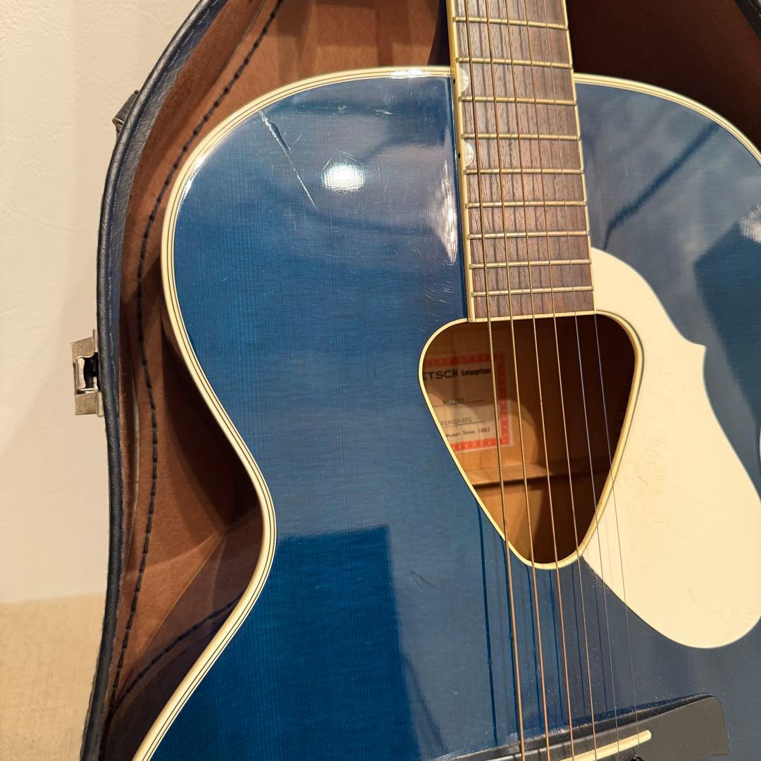 GRETSCH 6012 ランチャー青 ハードケース付き　レア