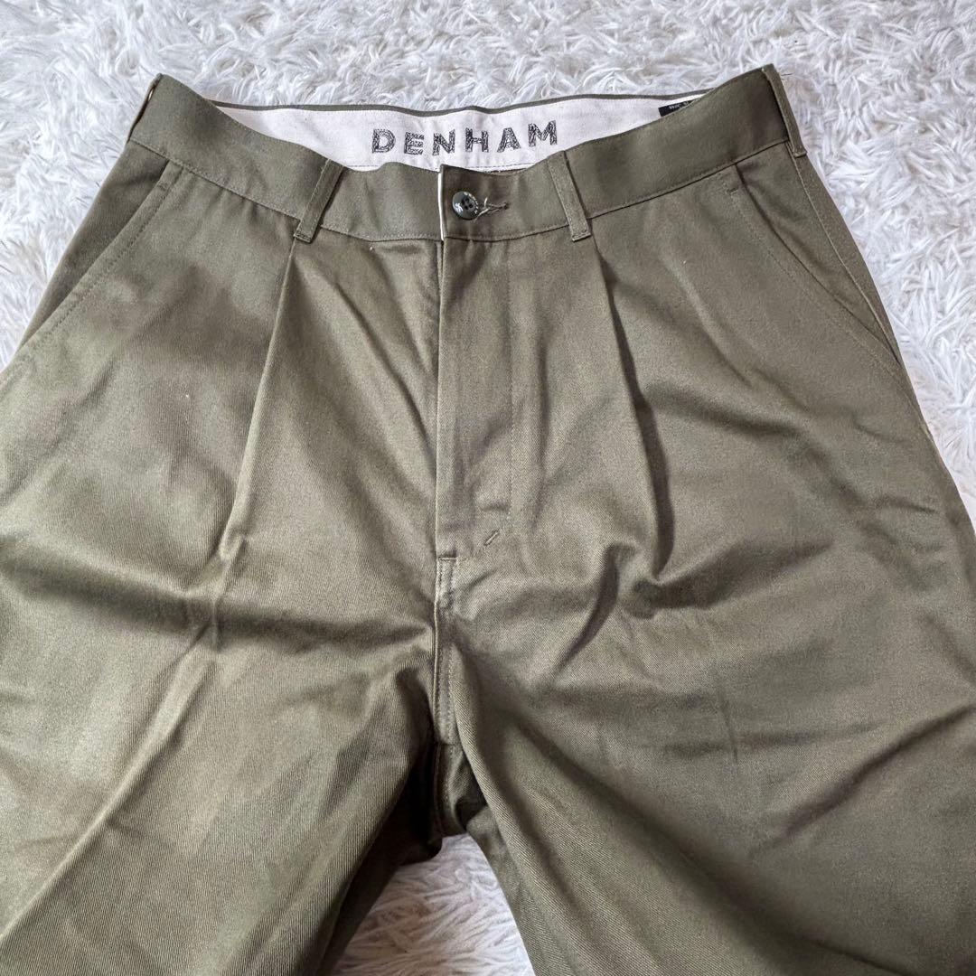 デンハム DENHAM チノパン MIJ CW カーキ 日本製 Mサイズ