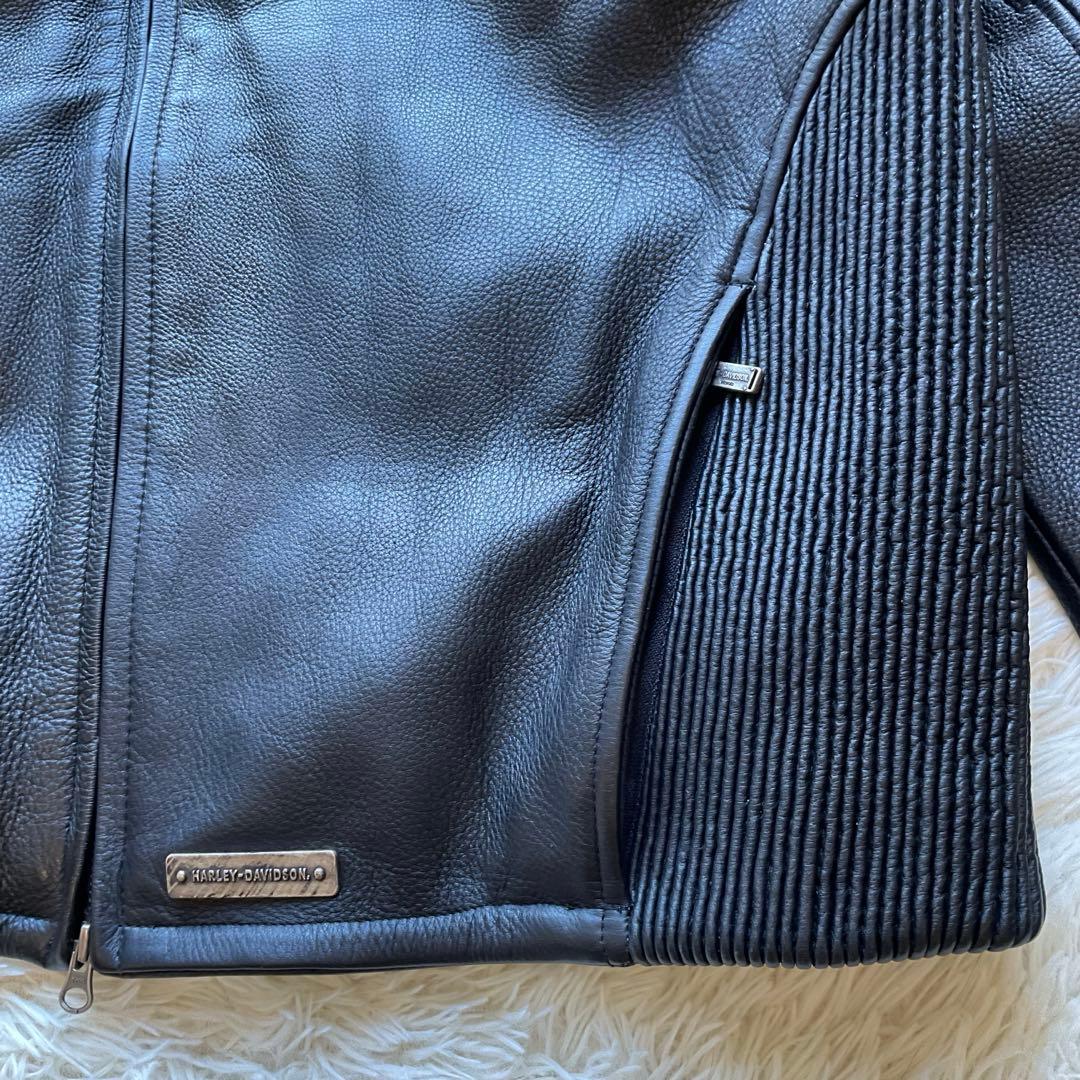 大きいサイズ✨ハーレーダビッドソン　レザージャケット　シングルライダース　XL