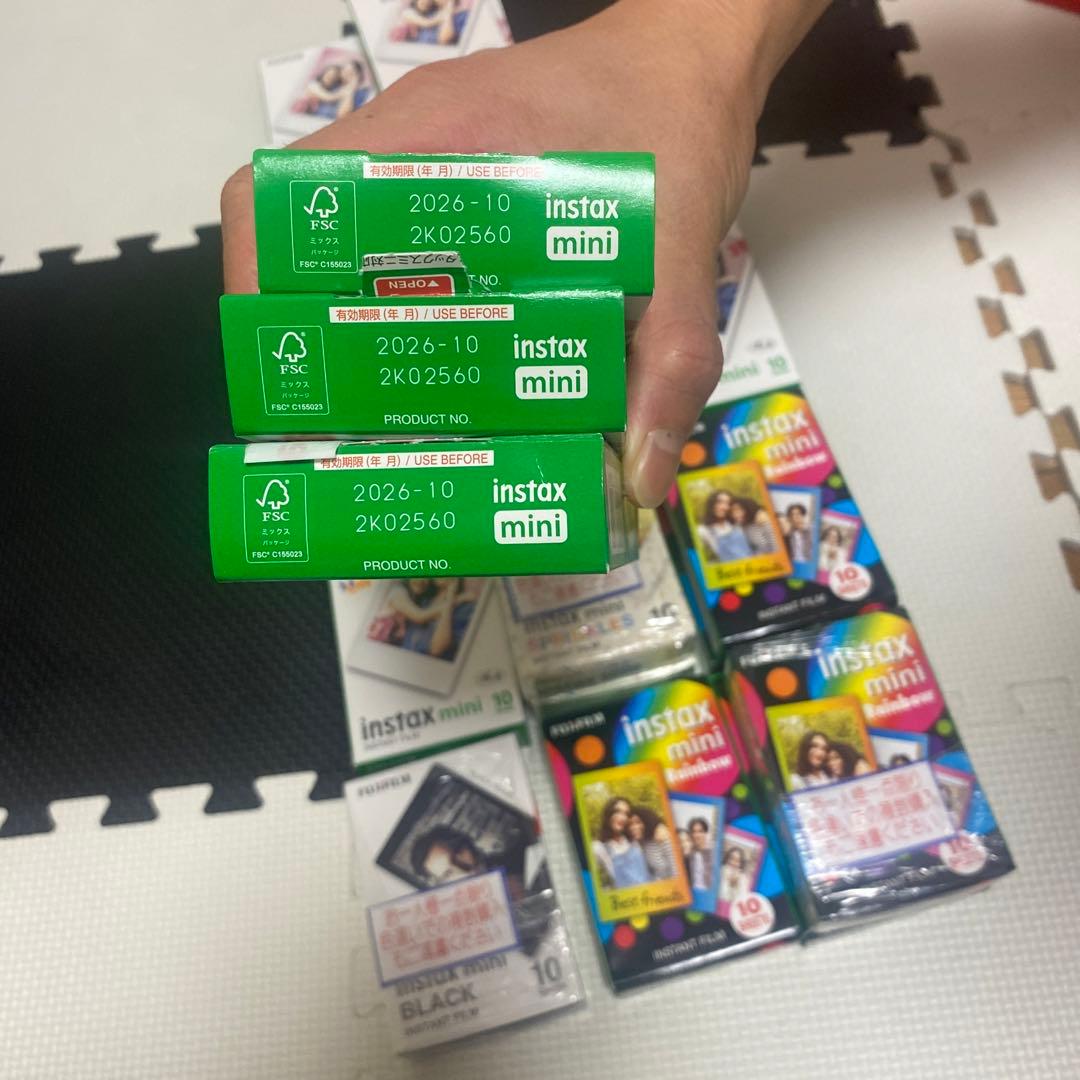 富士フイルム instax mini 10 フィルムパック 31個セット