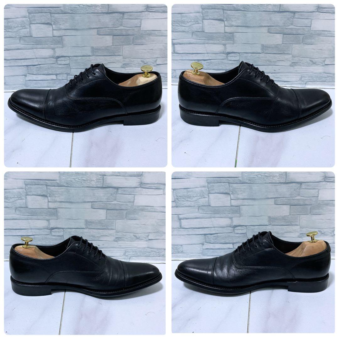 美品 REGAL ビジネスシューズ 607R ストレートチップ 本革 黒 27