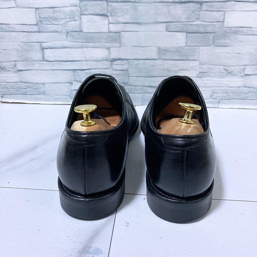 美品 REGAL ビジネスシューズ 607R ストレートチップ 本革 黒 27