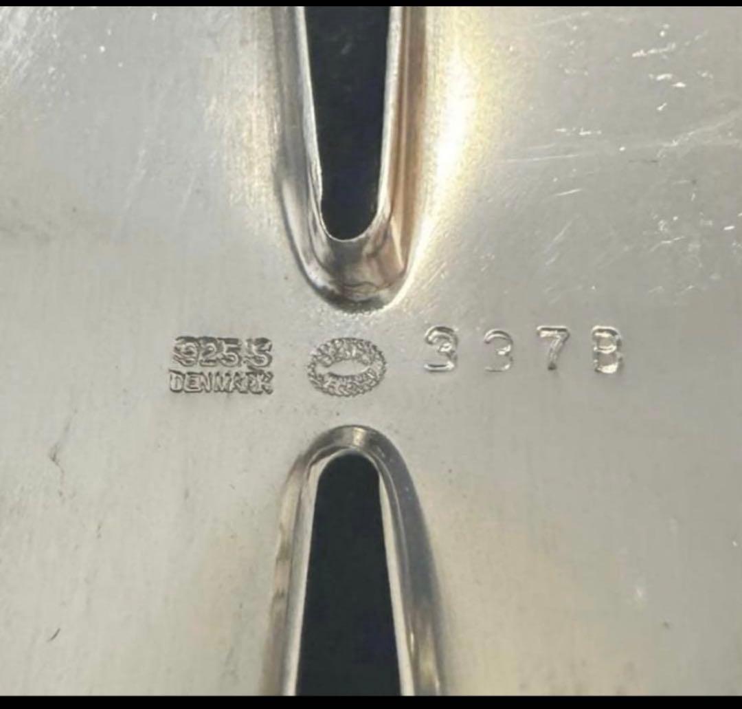 専用。ジョージジェンセン 大胆なブローチ 337B シルバー。長期保存、現状