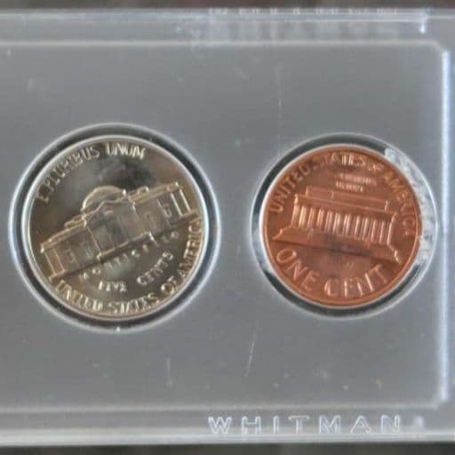 アメリカ6種 旧硬貨 ケース付