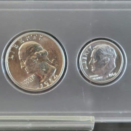 アメリカ6種 旧硬貨 ケース付