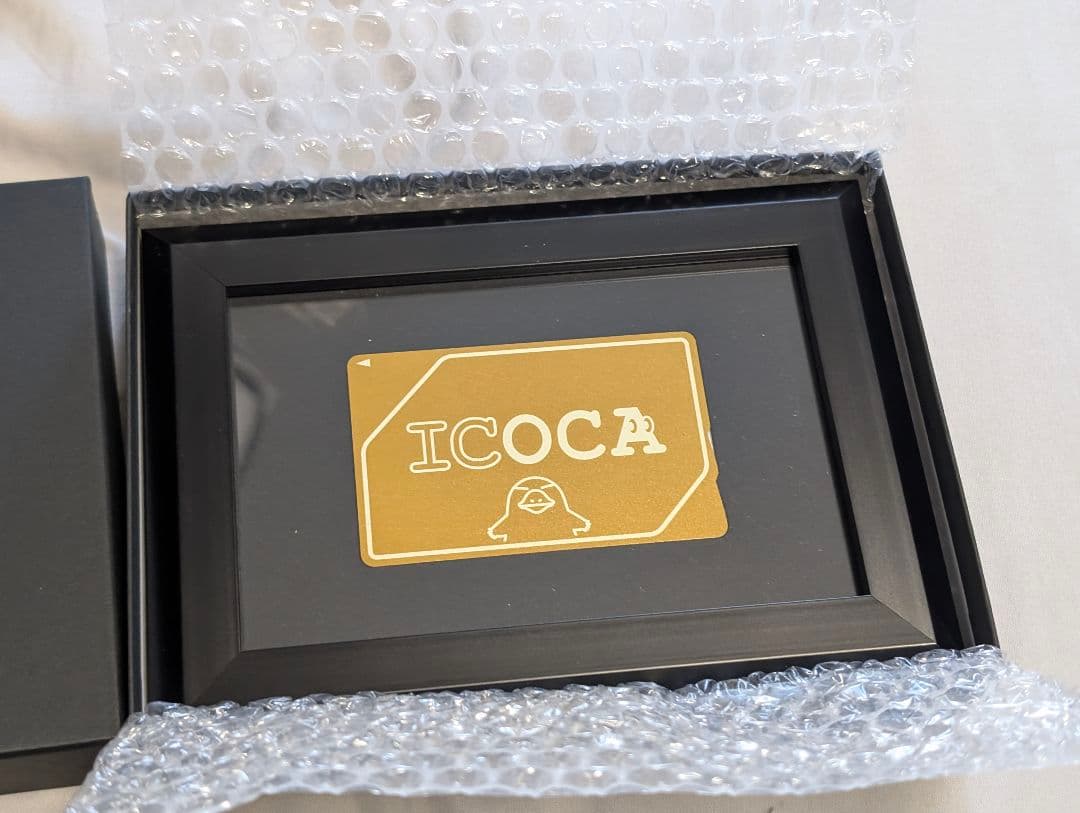 新品 黄金のICOCA J-WESTゴールドカード会員限定