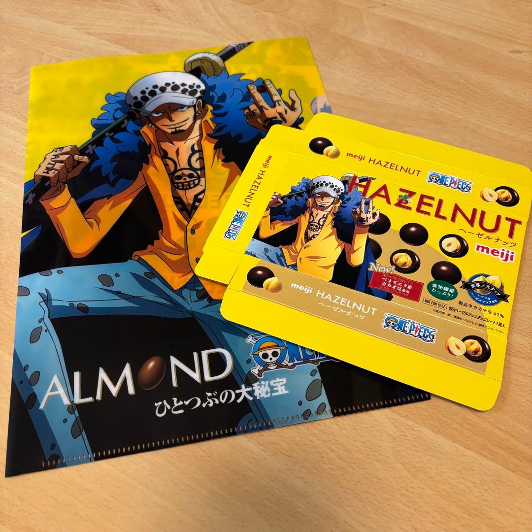 世界 50セット ワンピース ONE PIECE 明治 コラボ クリアファイル