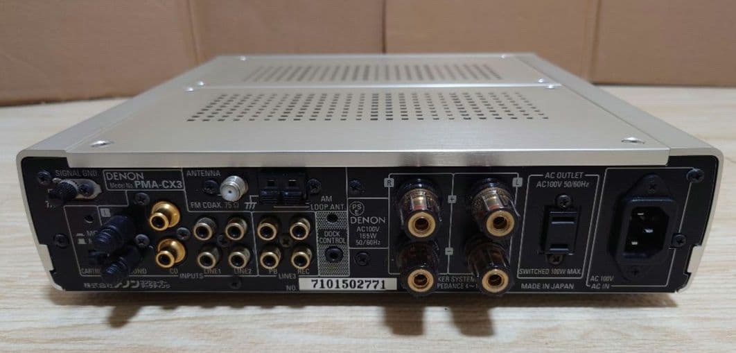 DENON PMA-CX3 アンプ シルバー