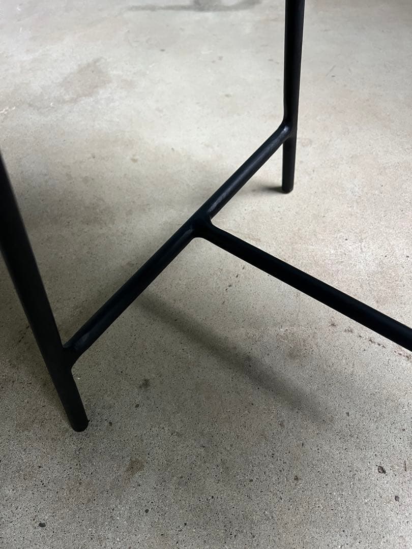 アイアンベンチ　ベンチ　カフェ風　シェルフ