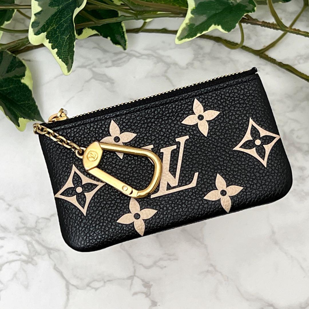 ルイヴィトン カードキーケース ポシェット・クレ ケース 現行品 ブラック