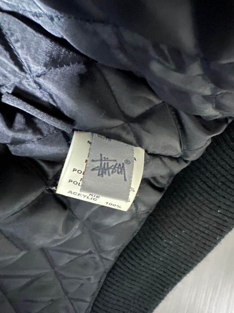 STUSSY “MA-1 Type” wool jacket ※美品