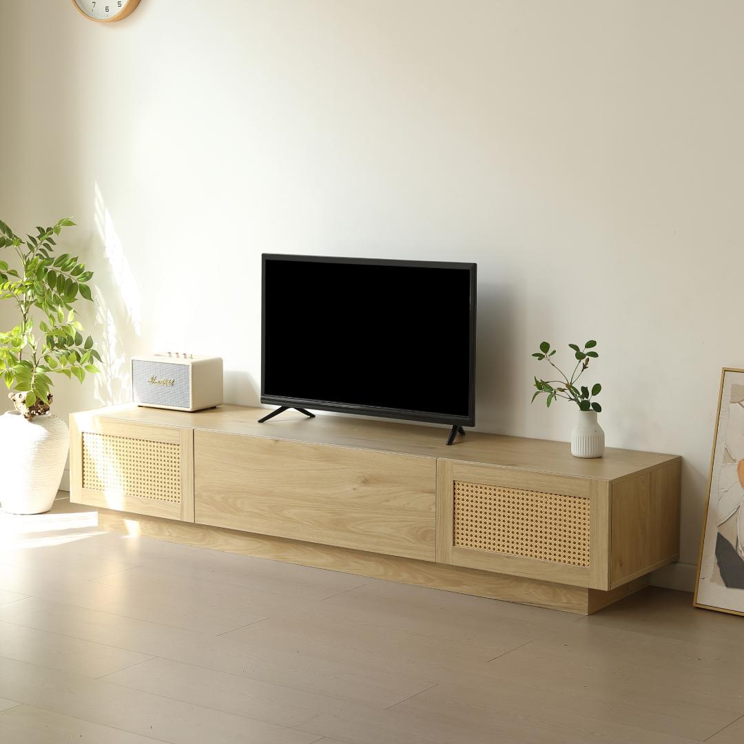 大人気！【幅180cm】テレビ台 ローボード 収納 テレビボード　NATURAL