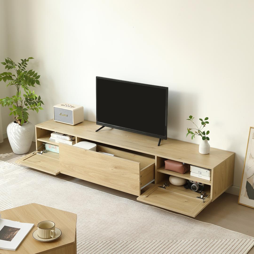 大人気！【幅180cm】テレビ台 ローボード 収納 テレビボード　NATURAL