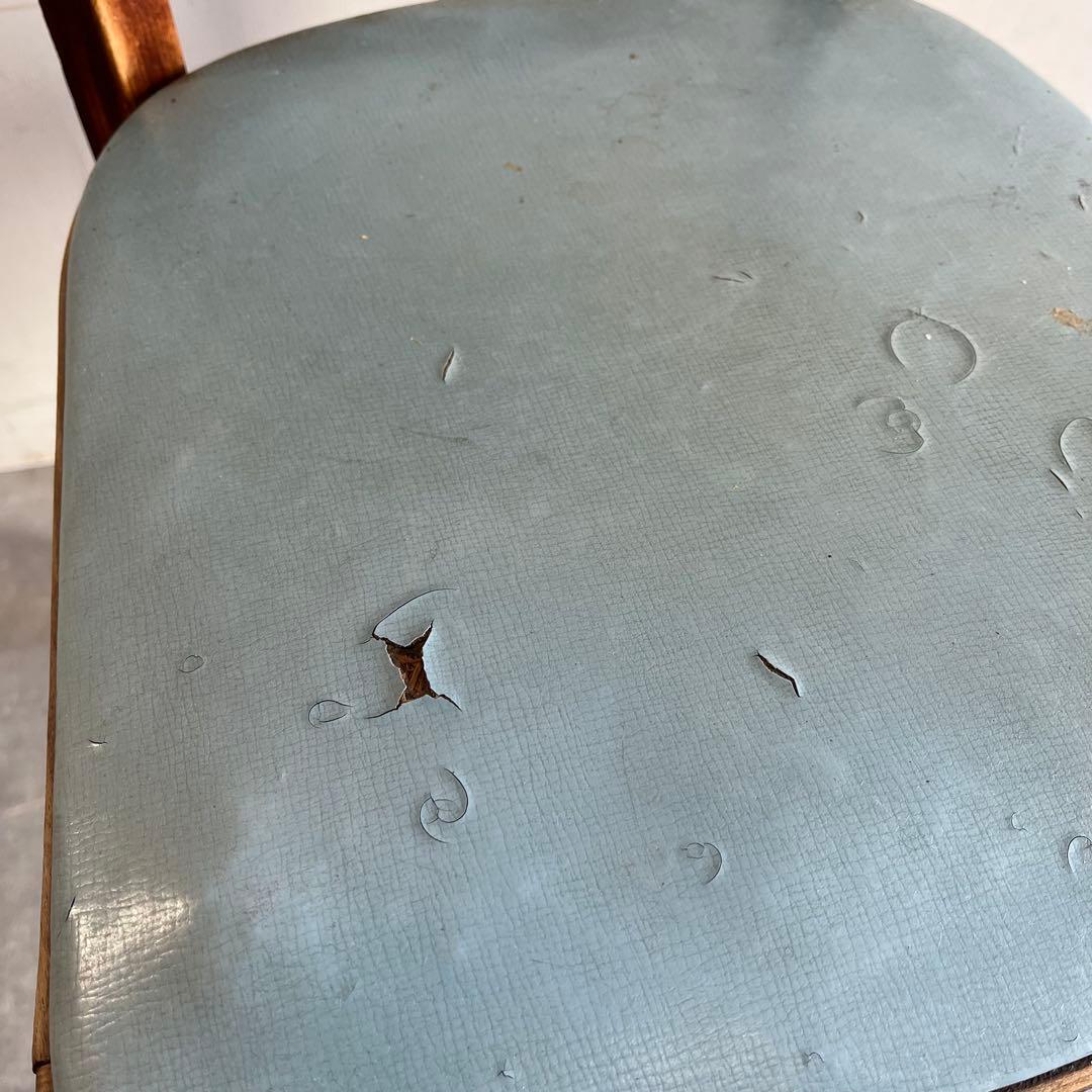 アンティーク 椅子 チェア スツール 置き台 飾り台 レトロ シャビー ②