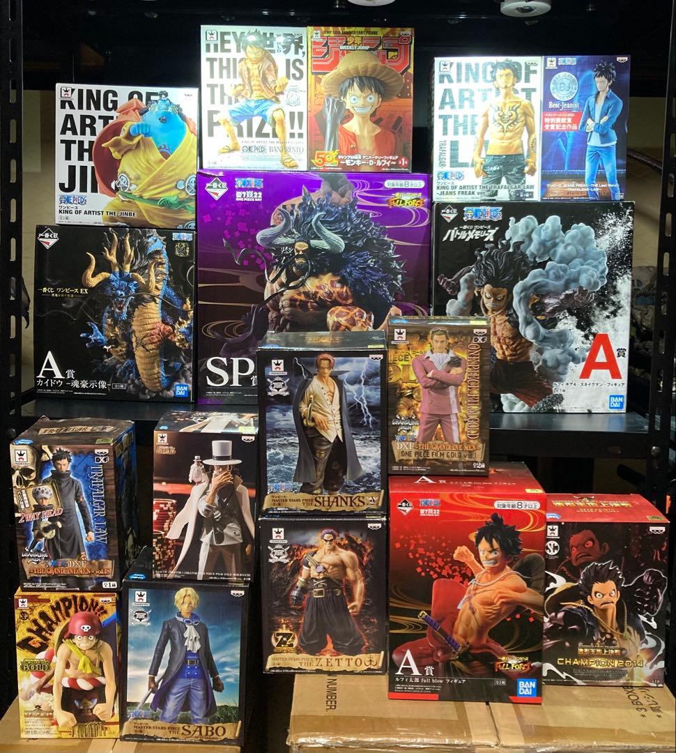 一番くじ、プライズ、ワンピースフィギュア17点まとめ売り