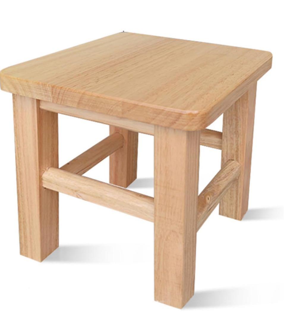 北欧 木製 四角スツール 椅子 ミニスツール 玄関 花台