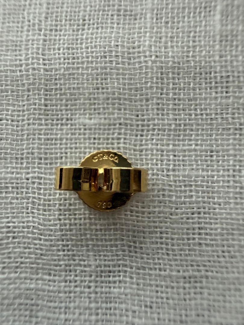 Tiffany & Co. ティファニー　ハードウェアボールピアス　K18