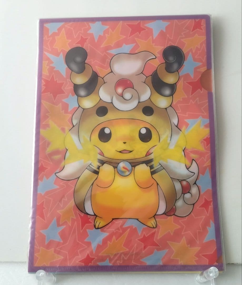 ポケモンセンター メガポンチョを着たピカチュウ vol.2 A4 クリアファイル