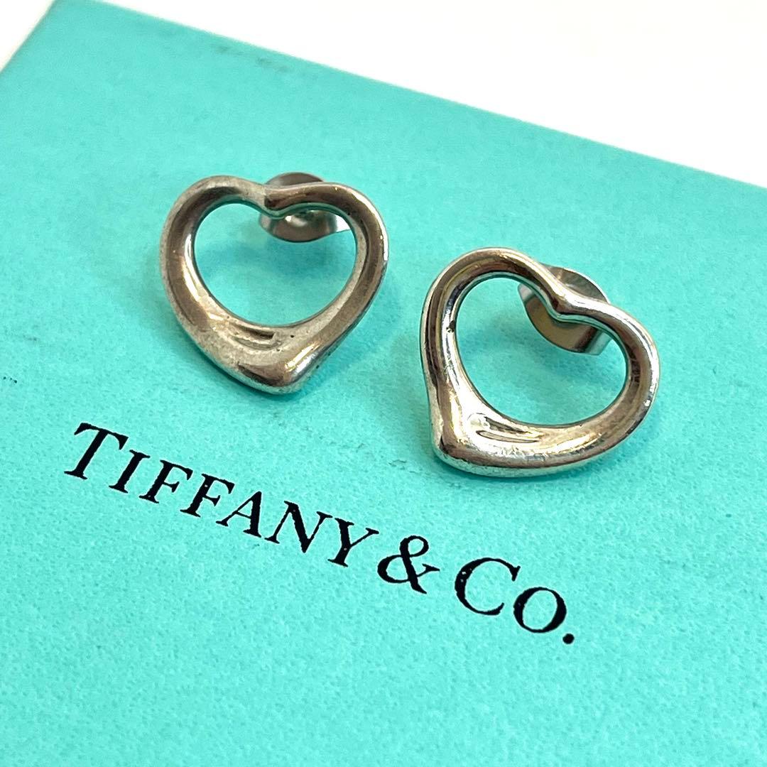 TIFFANY&Co. ティファニー オープンハート ピアス シルバー925