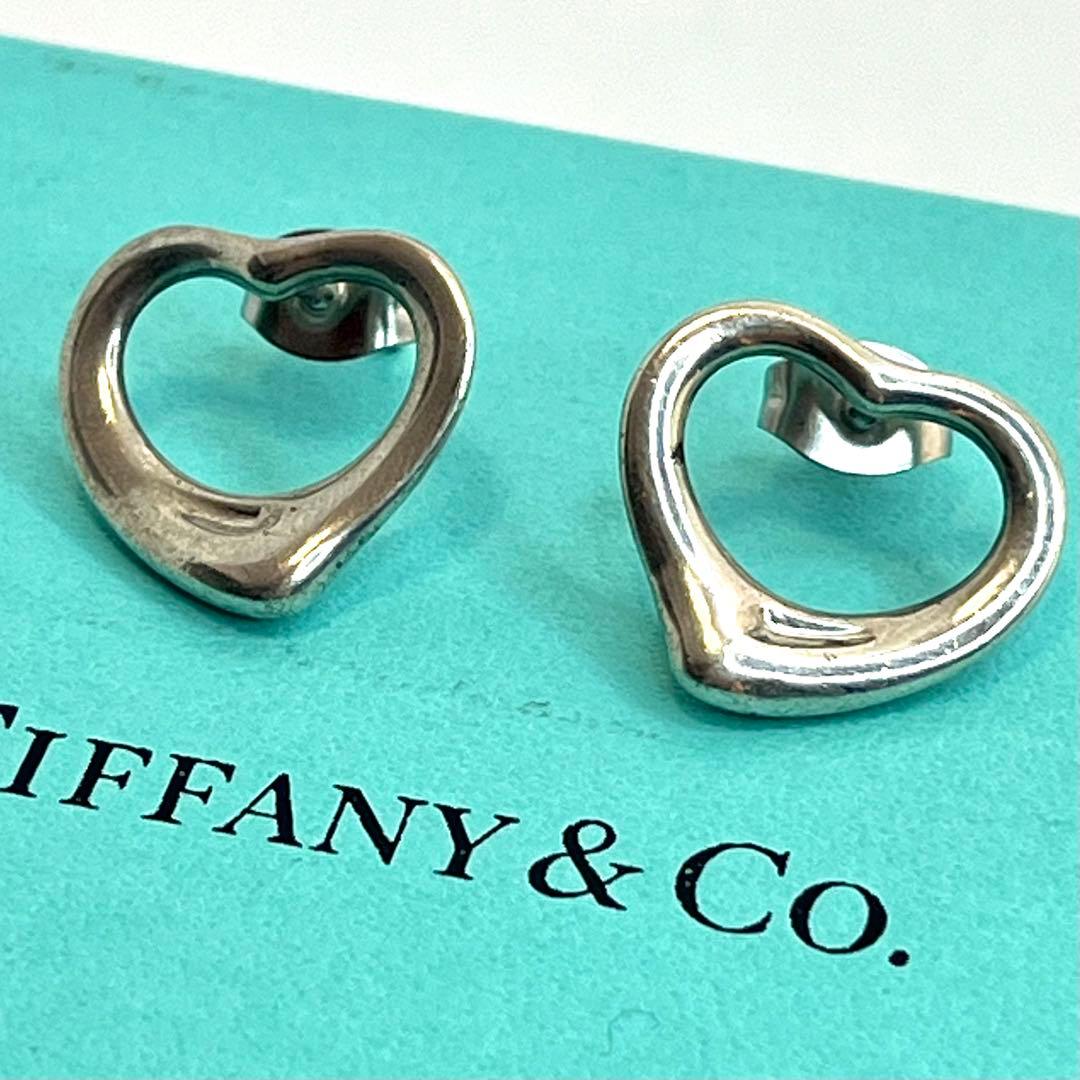 TIFFANY&Co. ティファニー オープンハート ピアス シルバー925