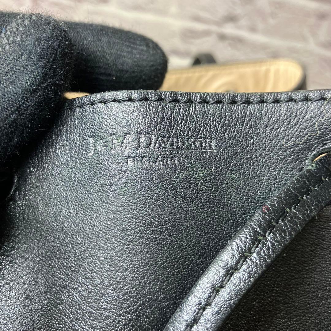 J&M Davidson✨デイジー ウィズ スタッズ 巾着 黒 バンドバッグ