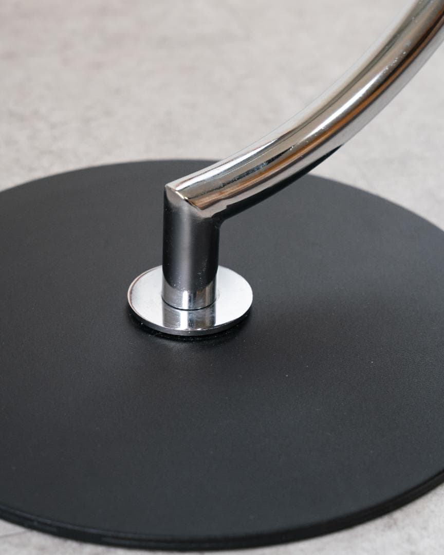 ミッドセンチュリー　ガラス サイドテーブル ラウンドテーブル レトロモダン