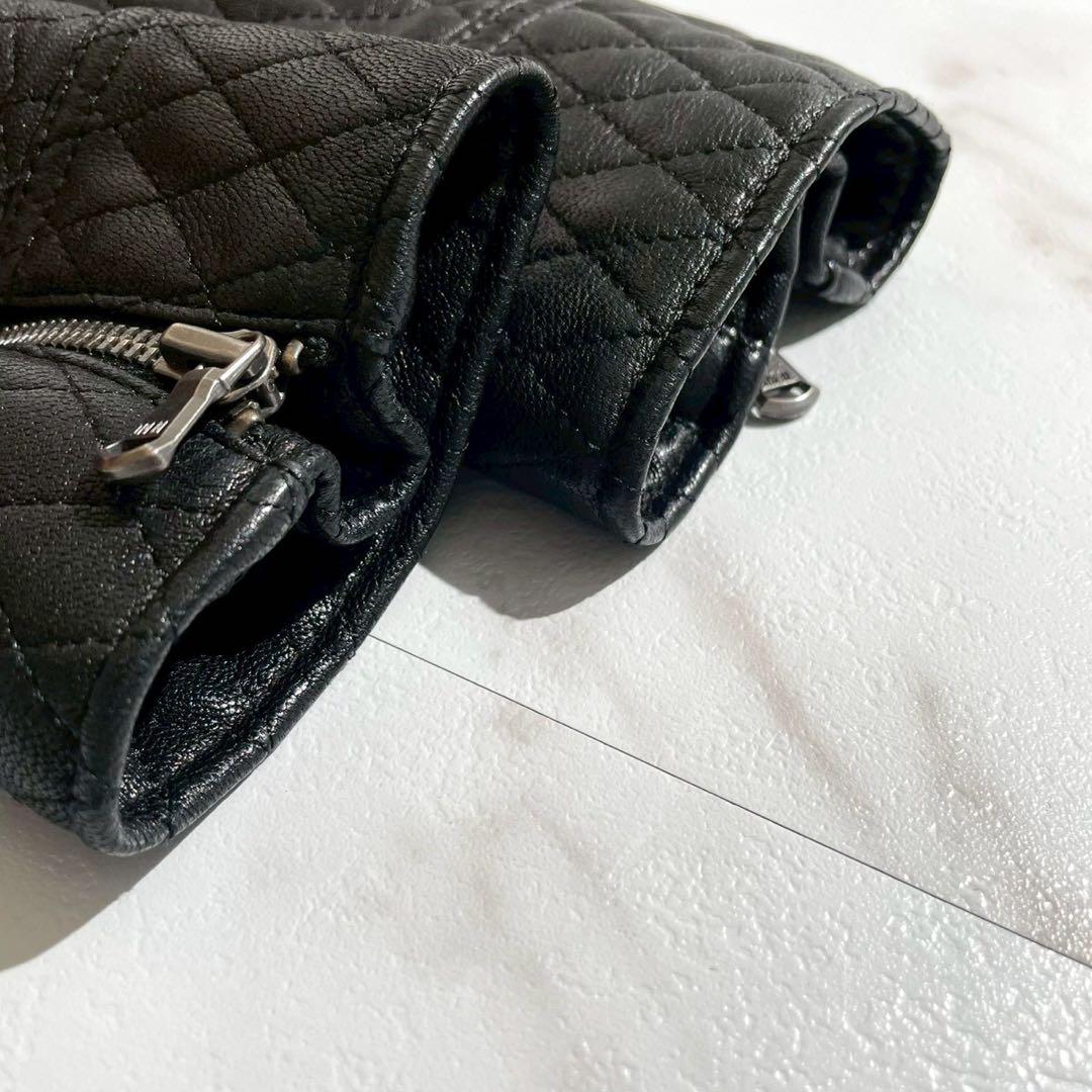 【極美品✨】TETE HOMME レザージャケット ダイヤキルティング 山羊革