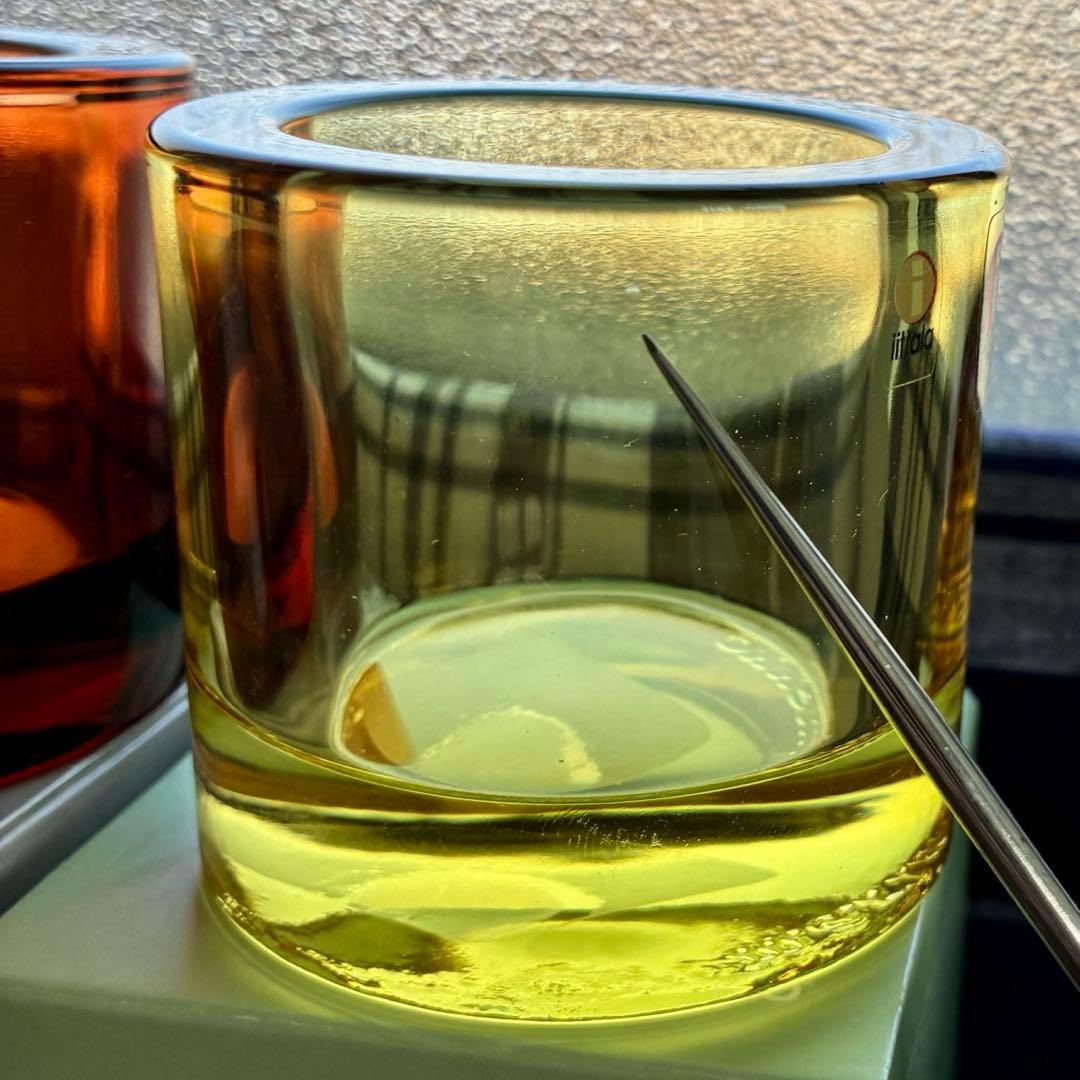  × marimekko キャンドルホルダー kivi 2個　キビ