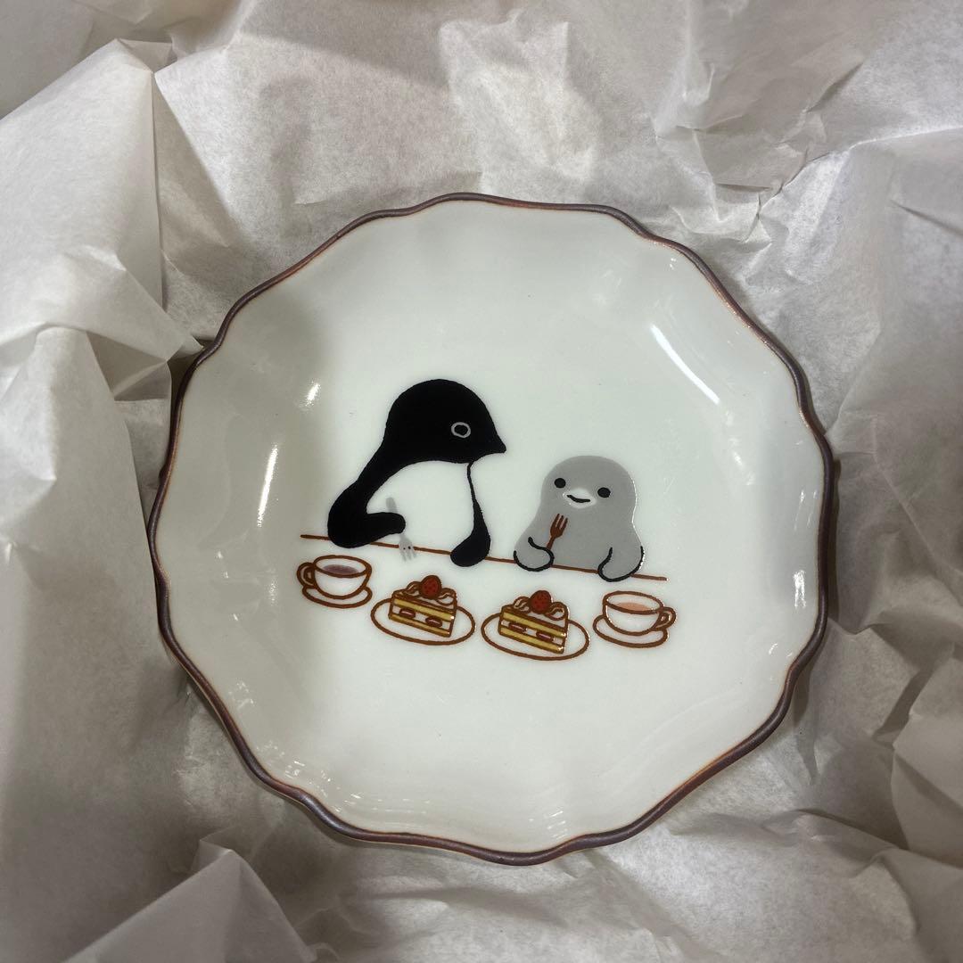 坂崎千春さん Suicaペンギン 九谷焼小皿花型 さかざきちはる