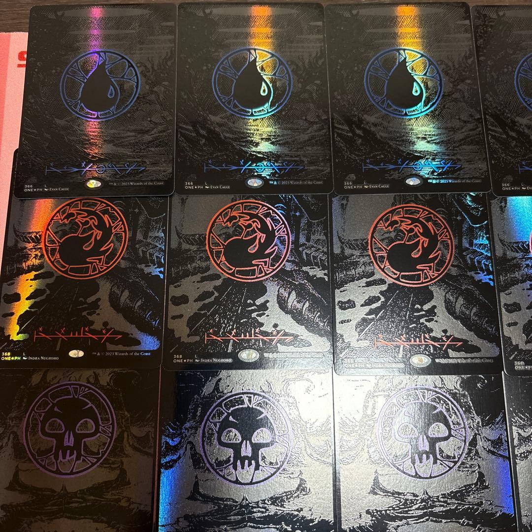 MTG ファイレクシア：完全なる統一 オイルスリックfoil 土地 30枚セット